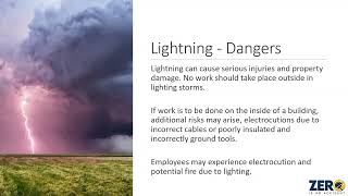 Toolbox Talks - Inclement Weather - 04 October 2022