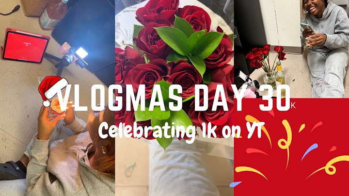 Celebrating reaching 1K on youtube | emotional| vlogmas day 30