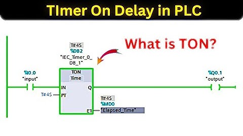 Timer On Delay in PLC | TIA Portal Tutorial