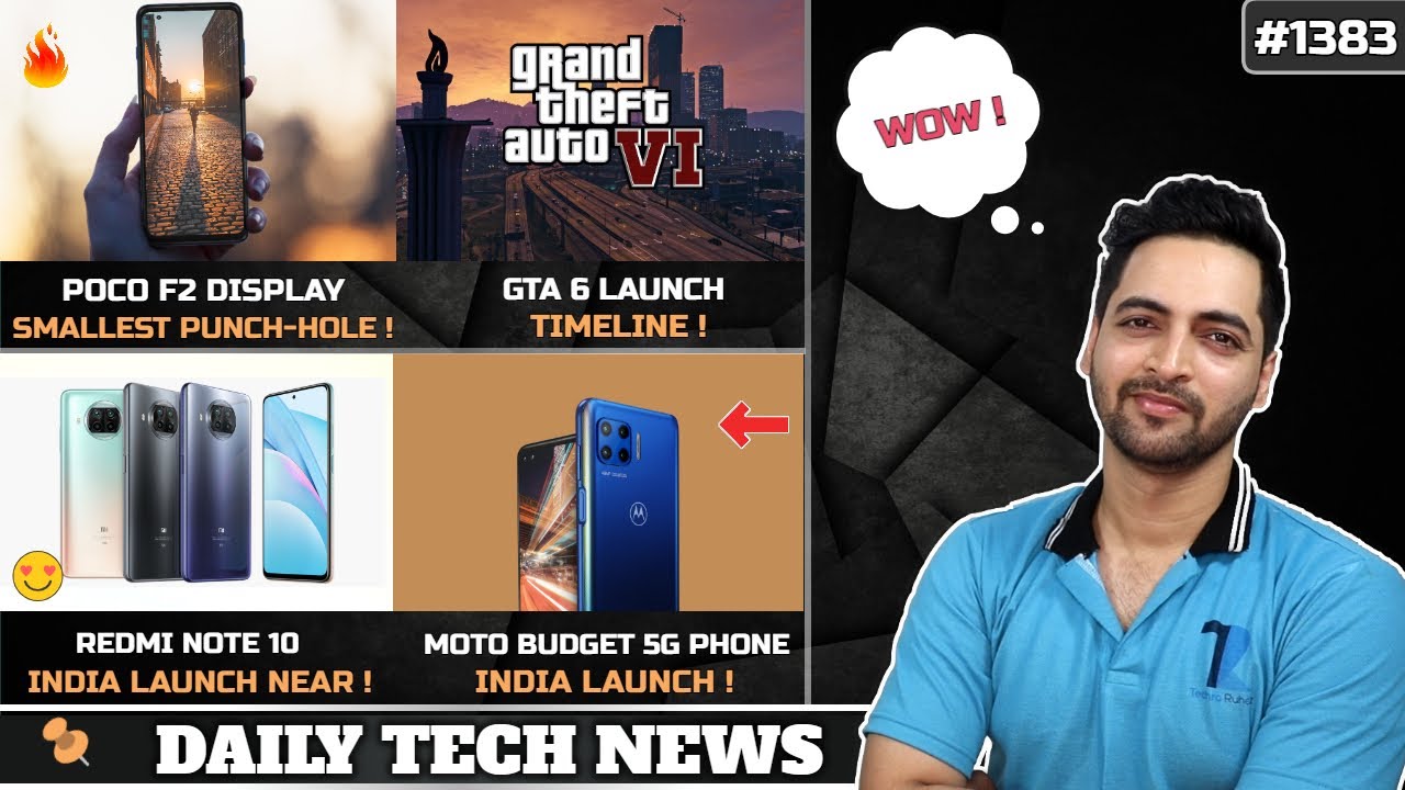 Redmi Note 10 India Launch,POCO F2 Smallest Punch Hole,GTA 6 Launch,Asus Zenfone 8 Mini,4G in J&K
