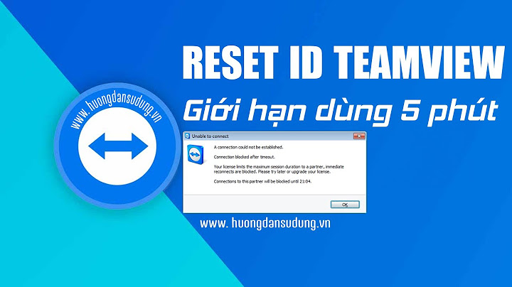 Hướng dẫn dùng tool reset id teamviewer
