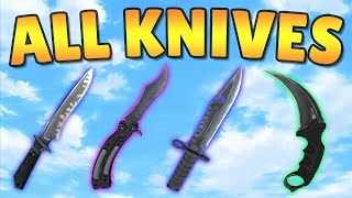 All CS:GO Knives Showcase (animation and kill effect)