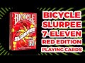 2 Mazzi Carte Da Gioco Bicycle Slurpee 7-Eleven – Lamina Rossa E Blu, Made In USA 2020