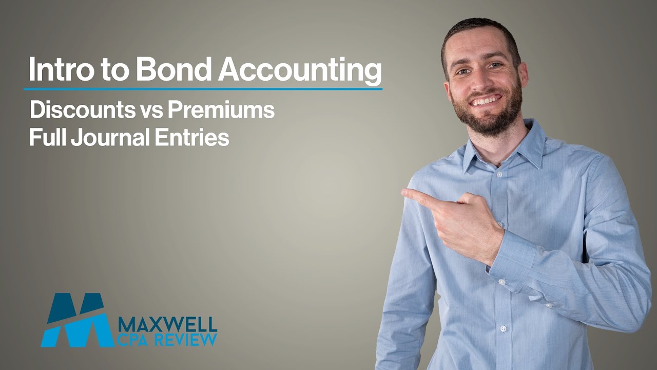 Intro to Bond Accounting Full Journal Entries Discounts and Premiums YouTube