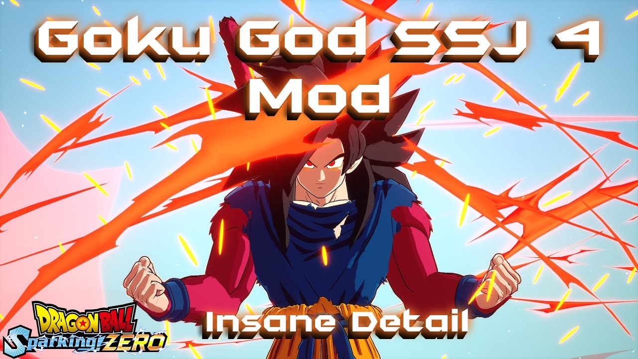 Goku God SSJ 4 In Sparking Zero !