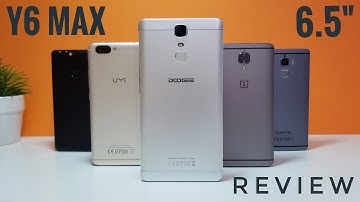 Doogee Y6 MAX REVIEW - is this a Phone or a Tablet?! 6.5" Screen!