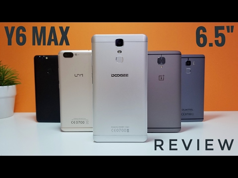 Doogee Y6 MAX REVIEW - is this a Phone or a Tablet?! 6.5" Screen!