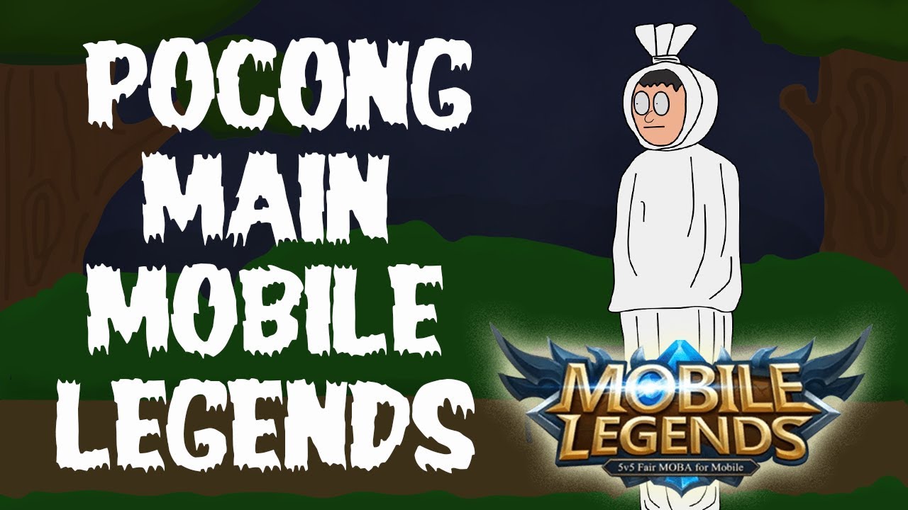 Pocong Main Mobile Legends Kartun Hantu Lucu Kartun Horor