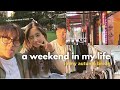 a weekend in autumn 🍁 // friends, street food, grocery shopping + more!