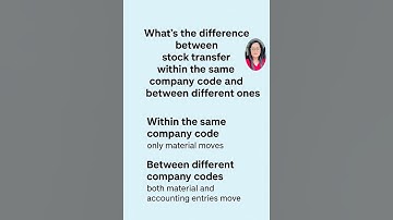 Stock Transfer in SAP | Same Company Code vs Different Company Code Explained #interview