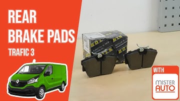 How to replace the rear brake pads Trafic mk3 🚗