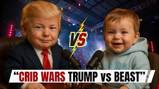 “Baby Trump vs Baby MrBeast 🤯 | Funniest Baby Podcast Showdown 2025 (Crib Wars)”
