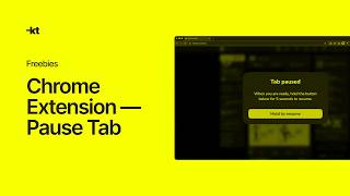 Stop doomscrolling with the new Pause Tab Chrome extension