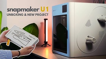 Snapmaker U1 Unboxing & First Project - Beta Test of the New 3D Printer!