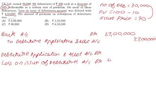 CBSE Accounting 2025 Set 1 PYQ 67/1/1 Q3b Issue of Debentures at Discount and Redeemable a Premium