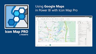 Using Google Maps within Icon Map Pro for Power BI