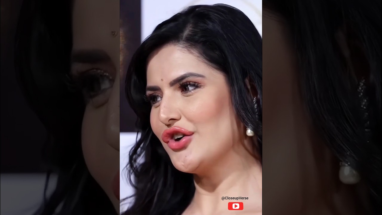 Zarine Khan Face Closeup | Zarine Khan Hot Lips | Bollywood Actress Lips Closeup | Vertical 4K Edits