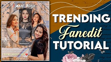 trending fanedit editing tutorial || PicsArt editing tutorial for fanpage | shraddhascreation ✨