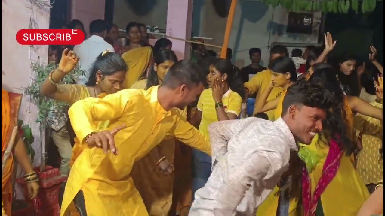 #gondi baja #haldi program M.family gondi dance gondi bhangda.gondi baja nagpur.