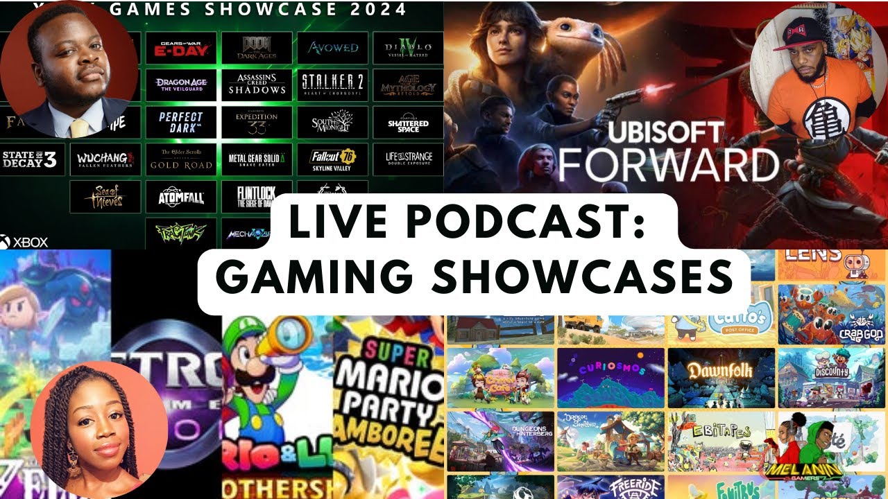 Melanin Gamers Podcast: Gaming Showcases | New Games expected