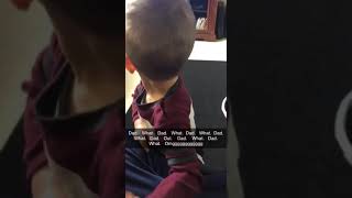 Dad, daddy, dad, dada, da, dad #funny #haveitoldyoulatelythatiloveyou #kids #baby