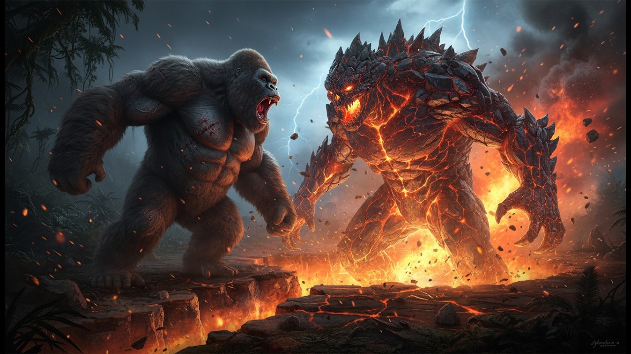 Kong vs. Ignis: The Battle for Survival on Skull Island - Hellfire Rises