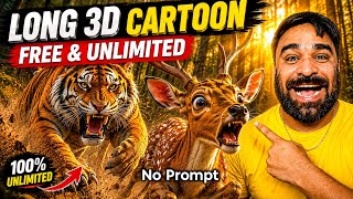 Make FREE 3D Cartoon Animation AI Videos💥Long, Single Click ✅ AI Video kaise Banaye⚡ Video Generator screenshot 3
