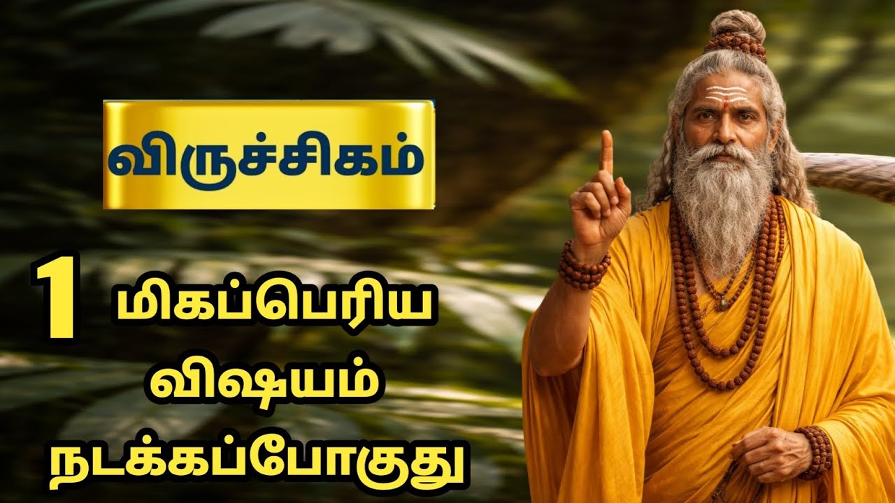 Скорпион ⚡ Скоро произойдет одно важное событие | Послание Сиддхара | Виручигам - 2026