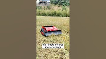 hybrid all terrain travel speed 0~6Km/h yamaha grass cutter remotely controlled