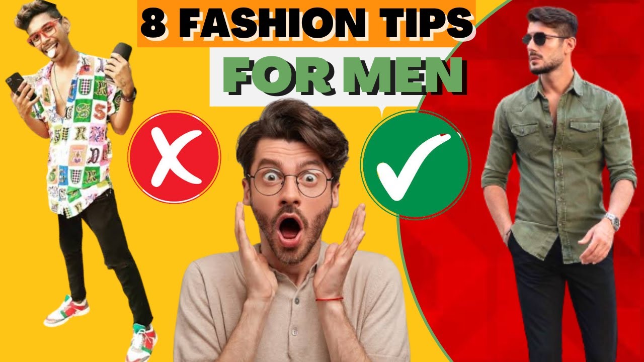 Fashion Tips For Men 8 Fashion Tips In Hindi Men's Fashion YouTube