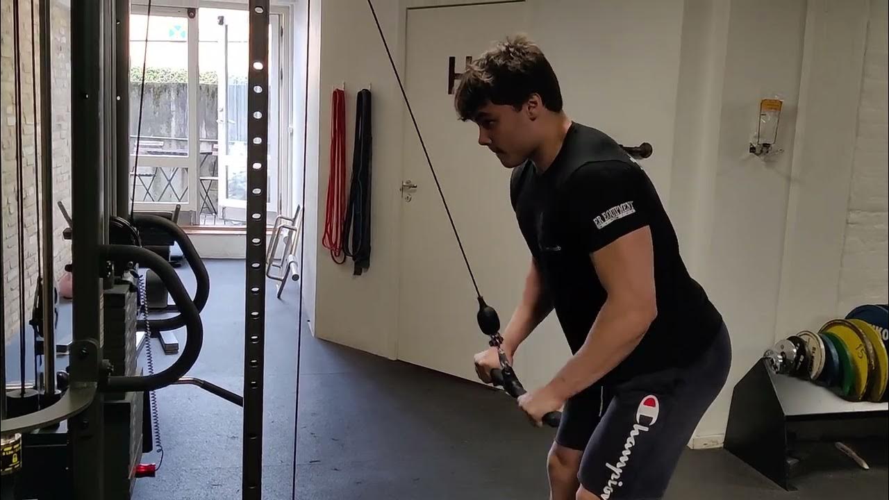 91KG Tricep pushdown one rep max YouTube