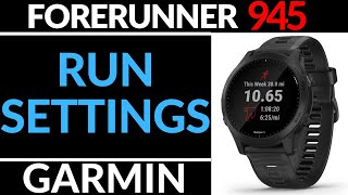 Running Settings - Garmin Forerunner 945 Tutorial screenshot 5