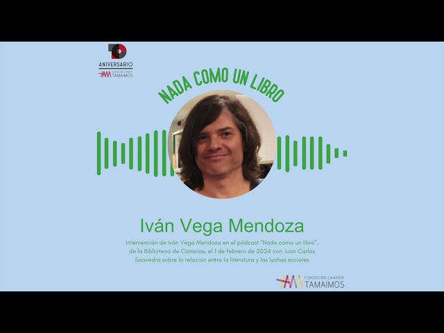 Entrevista a Iván Vega Mendoza en Biblioteca de Canarias