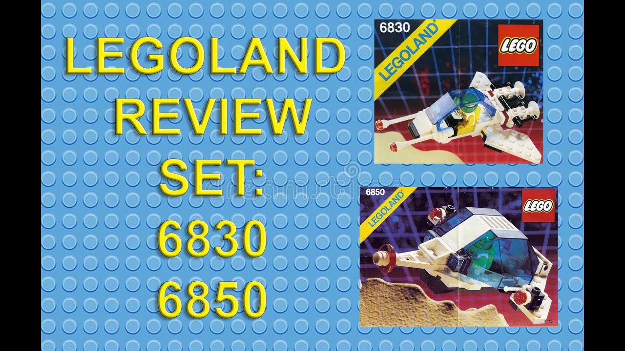 LEGO SET 6830 & 6850 - LEGO SPACE VINTAGE 1988 - LEGOLAND - RECENSIONE E  MONTAGGIO PASSO PASSO - YouTube