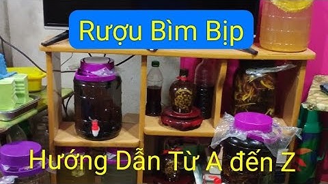 Cách Ngâm Rượu Bìm Bịp Hướng Dẫn Chi Tiết Từ A Đến Z #1 @Hai Móm Official