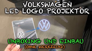 LED Logoleuchte Projektor VW Logo Einstiegsbeleuchtung Original