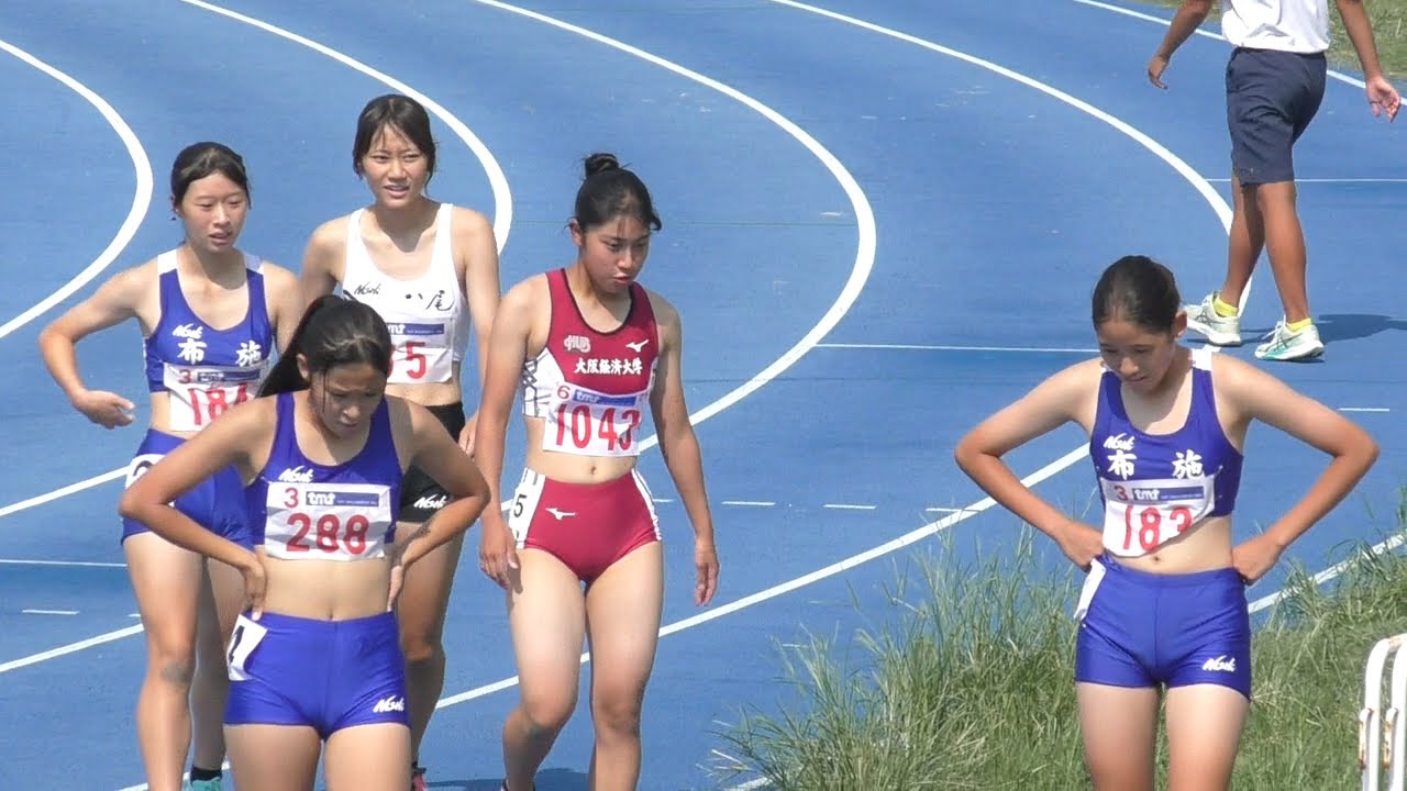 一般・高校女子100m  東大阪記録会8/30