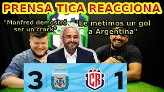 ¡PRENSA TICA REACCIONA! Costa Rica 1-3 Argentina #copaamerica #concacaf #prensatica #messi