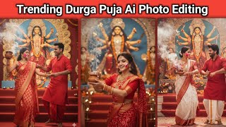 Trending Durga Puja Ai Photo Editing 2025 | Navratri Special Editing Ideas screenshot 4
