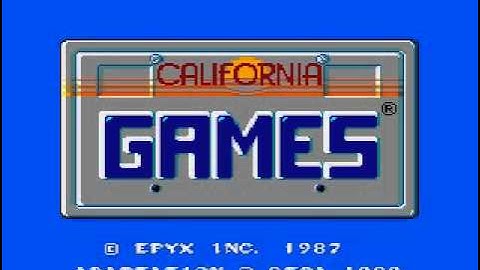 Sega Master System - California Games Intro