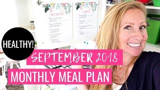 Whole30 HEALTHY Monthly Meal Plan on a Budget | Breakfast - Lunch - Dinner FREE PRINTABLE Meal Plan