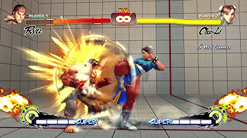 Chun-Li Practice - Crouching Fierce into Roundhouse Legs