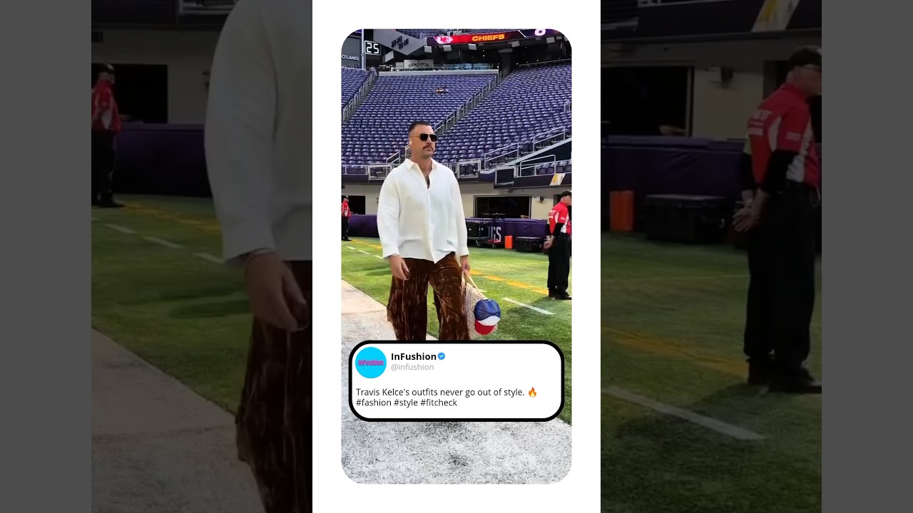 Travis Kelce's outfits never go out of style. 🔥