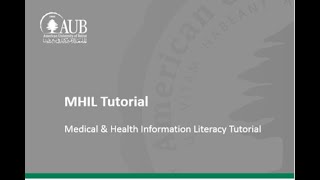 MHIL Tutorial-11- MEDLINE(OVID)- KEYWORD Searching