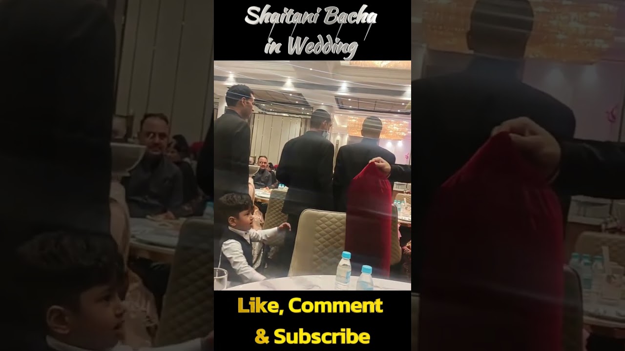 Shaitani Bacha In Wedding👶😈 