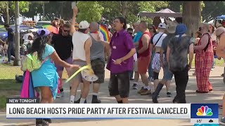 City of Long Beach hosts Pride party after festival canceled