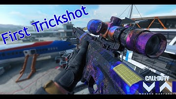 MY FIRST TRICKSHOT ON MW3