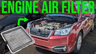How to Replace Engine Air Filter - Subaru Forester (2014-2018)