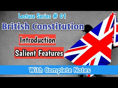 Introduction and Salient Features of British Constitution in Urdu | By ...