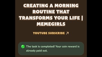 MemeFi New Video Code Today | Creating a Morning Routine That Transforms Your Life | MemeGirls